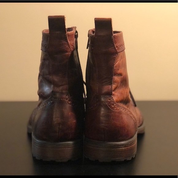 Aston Grey Collection Cable Boots, Genuine Leather Boots, Size 12 - Picture 2 of 8